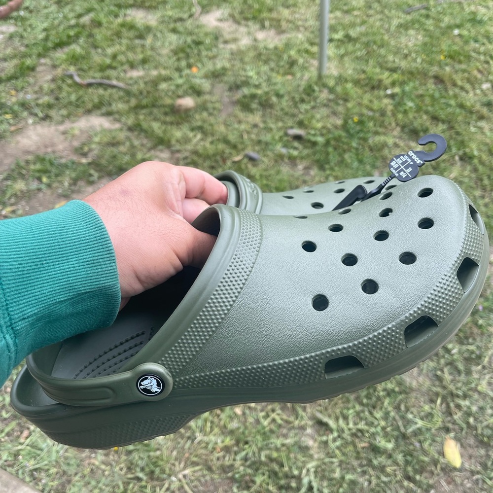 Crocs Classic Clog Olive Army Green 
Size 13 and size 15